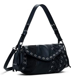 Desigual Umhängetasche Clutch Zarauz Tango Patch Crossbody Bag Black schwarz