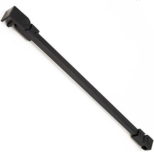 SVNR Stabilisateur de paroi de douche, support de douche - Acier inoxydable 304, rotatif à 360°, convient pour verre de 8 à 10 mm, 500 mm - Noir mat