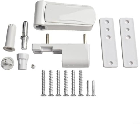 GLFLOW Flag Hinges Aluminum Door Hinge With 3D Adjustment System Silent Buffer Hardware For Double Glazing Installation White