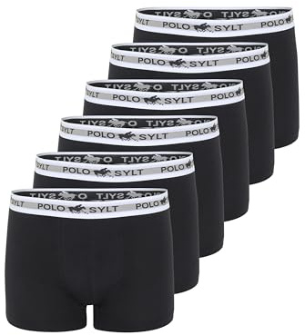 Polo Sylt Boxershorts im Sechserpack und Label-Look