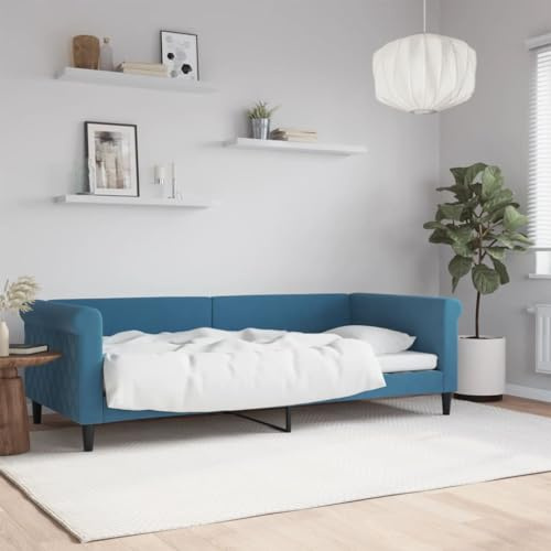 Emmtore Tagesbett, Sofabett Gästebett Schlafsofa für Schlafzimmer Wohnzimmer,Blau,90 x 200 cm,ohne Matratze