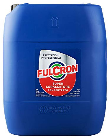 Fulcron - Sgrassatore Super Sgrassatore Concentrato 30 L, Spray Sgassatore Tutte Le Superfici Igienizzante Spray Ogni Tipo Di Sporco, Pulizia Profonda Sgrassatore Professionale Universale, Profumato
