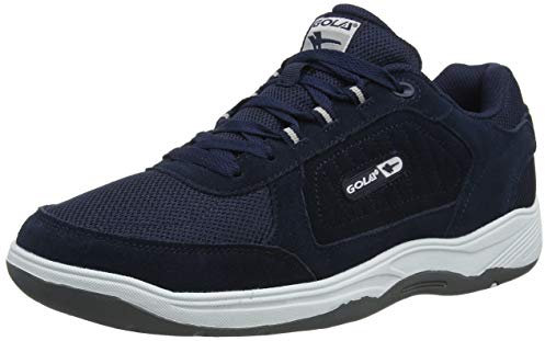 Gola Men's Gola Belmont Lace Wide Fitness Shoes, Blue Navy De, 9 UK Wide