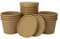 Signature Packaging - Kraft Takeaway Bowl Container with Lid - 25 Pack - 16oz - Brown