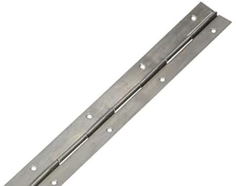 KOTARBAU® Stangenscharnier Klavierband 400/31 mm ohne Beschichtung Teilbar/Schneidbar Scharnier Kürzbar Stabil Anschweißband Scharnierband Möbelscharnier