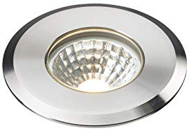 Knightsbridge Spot LED Encastrable au Sol Inox 3000K 230V IP65 5W