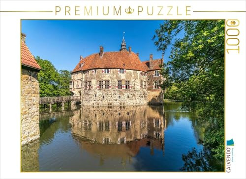 CALVENDO Puzzle Burg Vischering | 1000 Teile Lege-Größe 64 x 48 cm Foto-Puzzle für glückliche Stunden