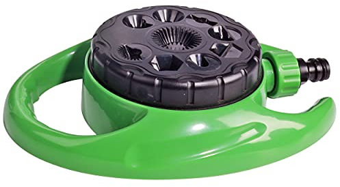 Irrigatore da giardino – 1/2 maschio connettore rapido – gamma 79 m2 – potente ed efficace funzione – spruzzatore d'acqua per prati, giardini, alberi, terreni agricoli, ecc.