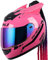 Klappbarer Integralhelm Mit Visier DOT/ECE-Zugelassene Modulare Motocross-Helme Männer Frauen Street Bike Racing Motorradhelm,Rosa,S
