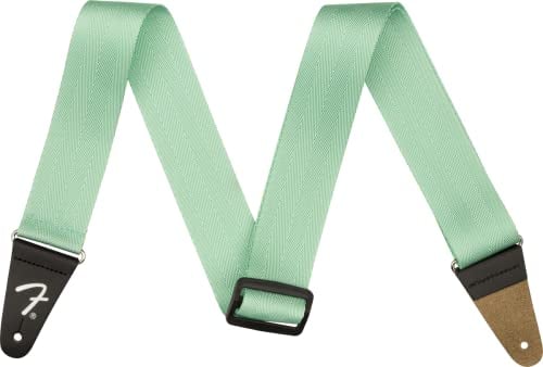 Fender Gitarrengurt, Premium-Nylon-Gewebe, Verstellbar 35-60, Mystic SFC Green