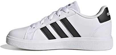 adidas Grand Court Lifestyle Tennis Lace-Up Shoes Tennisschuhe, Cloud White/Core Black/Core Black, 37 1/3 EU