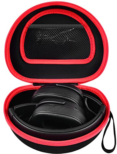 Headphone Case for Skullcandy Crusher/Hesh/Evo Wireless Over-Ear Bluetooth Earphones, for Beats Studio Pro/ 3/Solo 4/3/2 Headphones and More Noise Cancelling Foldable Headset - Hard Box Only (Black)