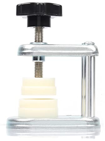 Dawafit 13-Teiliges UhrengehäUse-Pressstempel Uhrenglas Vorderseite RüCkseite GehäUsedeckel Schraube Presse Presser SchließEn Uhrmacher-Reparatur-Set