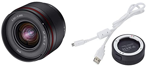 SAMYANG AF 12mm F2.0 E Objektiv für Sony E – Autofokus APS-C Weitwinkel Festbrennweite Objektiv für Sony E Mount APSC, Schwarz