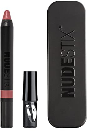 NUDESTIX Intense Matte Lip + Cheek Mystic – Lippenstift Stift & Lipliner – Matt, Langanhaltend & Wasserfest – Nude Rosé Lippen & Wangen Farbe 2.8g
