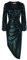 GRACE KARIN Grün Pailletten Ballkleid Glitzer Party Cocktail Vintage Einteiler Dunkelgrün XXL