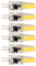 6 Uds G4 Bombilla LED 6W 500LM G4 Bombilla LED COB Bombilla de Repuesto para Lámpara de Techo Lámpara de Pared Lámpara de Mesa Lámparas Colgantes Lámparas de Ventilador de Techo (Blanco cálido)