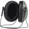 AOUTACC Cache-oreilles tactiques de tir, casque antibruit monté à l'arrière, protection auditive pour jeux tactiques, chantier, chasse - Noir, gris, taille unique