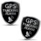 Biomar Labs 2 x Aufkleber 3D Gel Silikon Stickers Autoaufkleber Auto Motorrad Fahrrad Laptop PC Tablet GPS Track Alarm KS 72