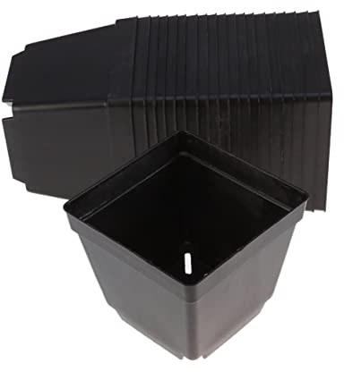 CIMAXIC 30st Sämlingstopf Gärtnertöpfe Aus Kunststoff Pflanztöpfe Für Setzlinge Pflanztaschen Kinderzimmer Blumentöpfe Kleine Anzuchttöpfe Gemüsetopf Plastik Pflanze Mesh-Netzwerk