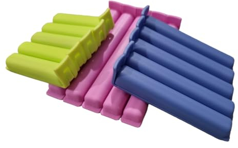 PARENCE - Ensemble de 15 Pinces de Fermeture Sachet Alimentaire - Clip Réutilisable en Plastique pour une Conservation Fraîche et Pratique - 5 X 6 CM / 8 CM / 10 CM - Scellement emballage