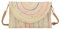 SUKUTU Paille Sac à Bandoulière pour Les Femmes Tissé Sac à Main de Plage d'embrayage de Paille Portefeuille Sac à bandoulière
