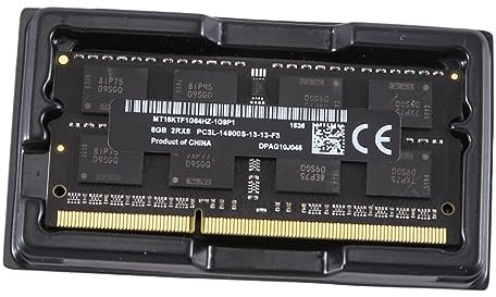 Yuattory Mémoire RAM RAM 8 Go DDR3 1866 MHz PC3-14900 2RX8 204 1,35 V SODIMM pour ordinateur portable Memory Ram