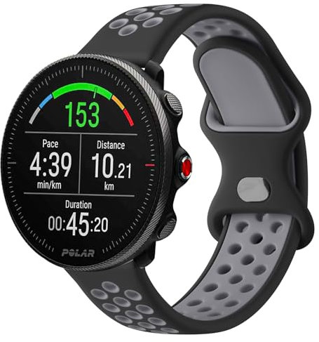 Vancle für Polar Vantage M Armband/Polar Vantage M2 Armband, Weich Silikon Uhrenarmband Sport Ersatzarmbänder für Polar Vantage M2/Polar Grit X/Polar Grit X Pro Damen Herren
