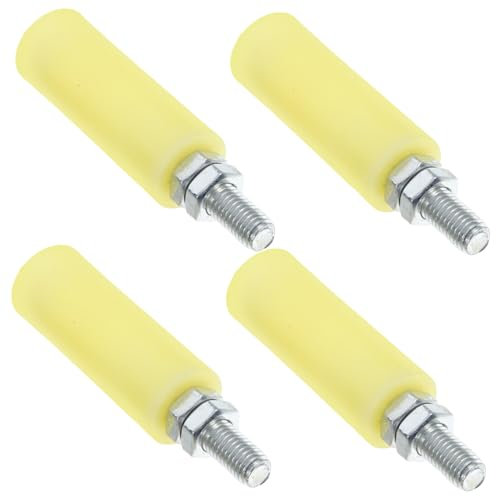 CANIGHT 4pcs Efficient Nylon Sliding Gate Wheels Electric Gate Wheel Nylon Pulley Block Guiding Easy Install Low Noise Wide Application