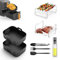 Ninj-a Air Fryer Accessori per Nin-ja Double Stack XL SL400EU, 2024 Nuovo Ni-nja Foodi Accessori per Ni-nja Foodi Dual AF500EU, AF400EU, AF300EU 7.6-10.4L, 8 PC Air Fryer Accessori, Stampo
