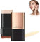 Fond De Teint Coréen Hydratant Léger 2025 Avec Pinceau, Flawless Eraser, Hydratant Longue Tenue à Haute Couvrance (01# Couleur Ivoire) de YLBHYIRSJF