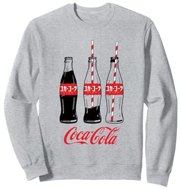 Bouteilles Kanji japonaises Coca Cola Sweatshirt