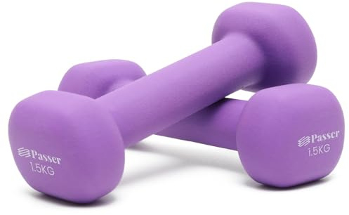 Neopren Hanteln Set Kurzhanteln Frauen Hantelset Kleine Hantel Kurzhantelset (2er-Set) Gewichte Hantel für Damen und Kinder - Gymnastik, Yoga, Pilates, Gym - Krafttraining, Workout, Fitnesstraining