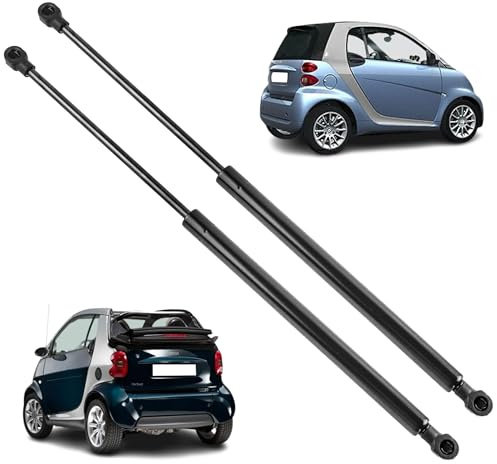 2 pistoncini portellone compatibile per Smart Fortwo 2 (451) (2007-2014) ammortizzatori cofano posteriore. 4519880004, A4519880004