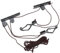 Toyvian 1 Ensemble Rack de Mur de Kayak Cintre Support Mural à pédale Porte-vélos Robuste Rangement de vélo intérieur Porte-Kayak Matériau Principal en Acier Black