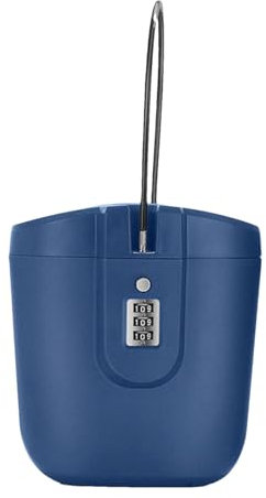 Lucchetto Portatile Da Viaggio, Cassaforte Per Interni Ed Esterni, Scatola Sicurezza Portatile ABS 2L Con Lucchetto A 3 Cifre, Per Spiaggia/Casa - Barra Acciaio 4.8mm
