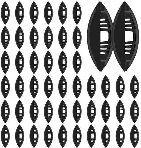 Lot de 50 connecteurs à biscuits rapides en nylon pour menuiserie composite, terrasse, encadrement de meubles, outils de menuiserie pour charpentier et projets de bricolage