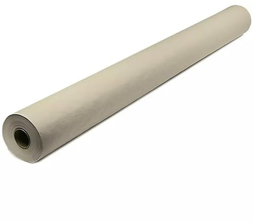 Tezraftaar® Paper Banquet Roll 25m x 1.14m Cream Disposable Banqueting Roll Table Cover Clothes for Christmas Catering Supply Wedding Birthday