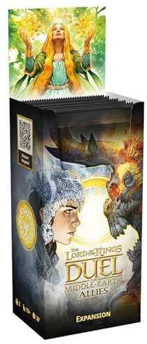 Asmodee The Lord of The Rings: Duel for Middle-Earth Allies Board Game Expansion Pack Display - Epic Strategy Game of Power and Conquest for Kids and Adults, Ages 10+, 2 Players, 30 Minute Playtime