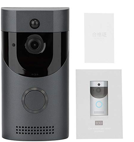 YIZISECCE for Brand, 4G LTE Wireless Video Doorbell Camera, 170° Wide-Angle View, PIR Motion Detection, Two-Way Audio, Weatherproof Design, Quick-Release Battery Pack