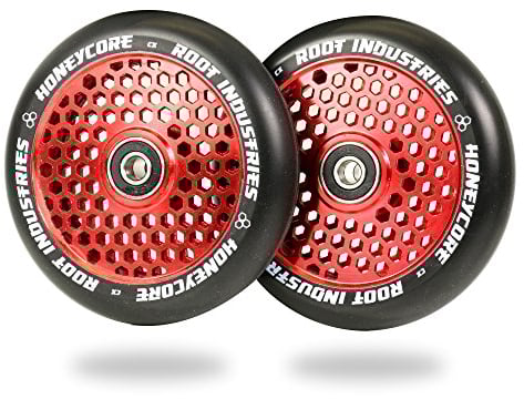 Root Unisex – Erwachsene Honeycore Scooter-Räder, Rot, 110mm