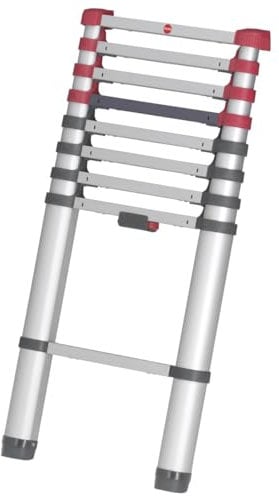 HAILO Scala FLEXLINE estensibile 9 pioli in alluminio