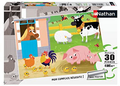 Nathan – My Farm Friends Puzzle 30 Pieces, 86365