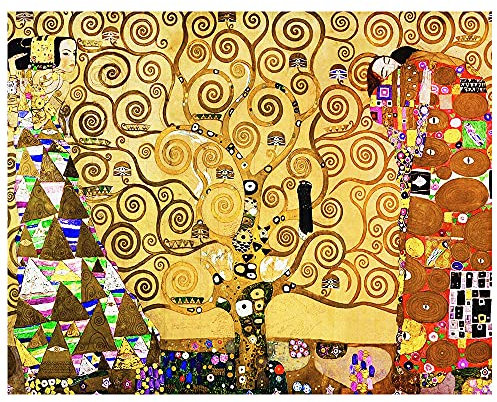 Legendarte - Tableau, Impression Sur Toile - L'Arbre De Vie Gustav Klimt cm. 40x50