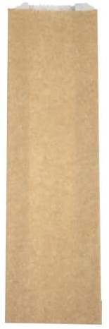Vegware Compostable Therma Paper Hot Food Bags 356 x 101mm (Pack of 500) | Prevents grease and moisture from leaking to protect hands and surfaces, with a commercial compostable design.