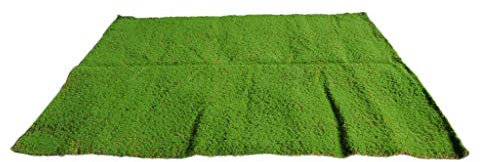 Tubayia Künstliche Rasen Kunstrasen Quadratische Rasenteppich Dekoration für Balkon, Terrasse, Garten (Gelb)