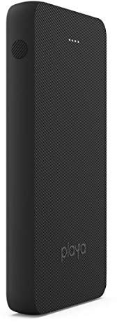 PLAYA USB-C Power Bank 10K (USB-C Power Delivery Fast Charge Power Bank) USB-C Portable Charger Battery Pack, Compatible w/iPhone and more Black