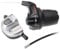 Shimano Unisex – Erwachsene Nexus Drehgriffschalter, Silber,Schwarz, Einheitsgröße