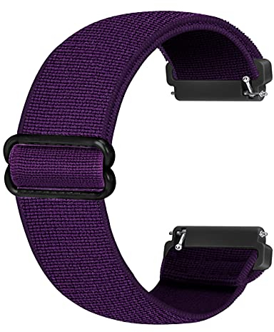Ecogbd Elastic Ersatzarmband Kompatibel mit Fitbit Versa Armband/Fitbit Versa Lite Armband/Fitbit Versa 2 Armband, Weiches Nylon Sportuhrarmband für Frauen Männer