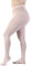 LEELA LAB Collant Curvy Taille Haute Semi-mat 90 Deniers - Made in Italy (Soft pink, 7)